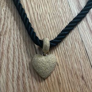 Gold Heart Pendant Necklace